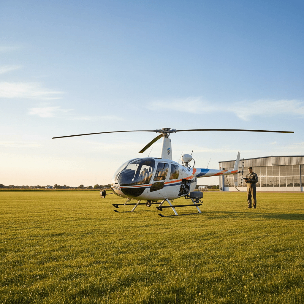 Vista aérea desde helicóptero